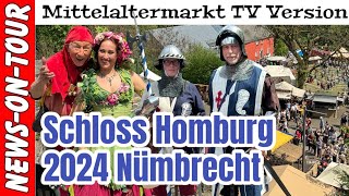 Mittelaltermarkt Schloss Homburg 2024 Nümbrecht LiveActs ? TV-Cut Version Oberbergischer Kreis