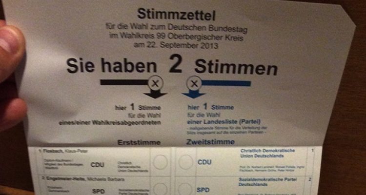 Bundestagswahl 2013 (Oberbergischer Kreis) Vorläufiges Gesamtergebnis | Erststimmen und Zweitstimmen | Gewinne und Verluste