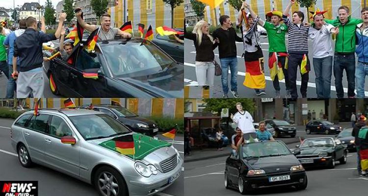 Deutschland ist aufgewacht! 4:0 gegen Portugal! WM2014 Video FanEmotions / Autocorso GER-POR | Gummersbach (Oberberg)
