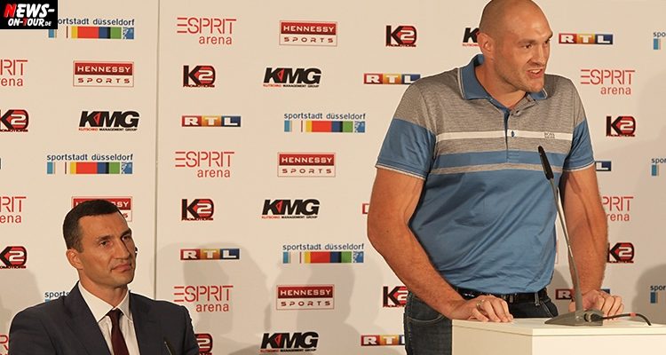 Klitschko Zoff! Auf Kollisionskurs: Tyson Fury (26) beleidigt grauhaarigen alten langweiligen Botox Wladimir Klitschko (39) | Videos