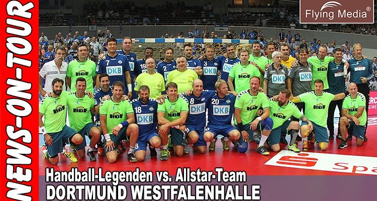 Video: SPEKTAKULÄRES Treffen!! Handball-Legenden gegen das Allstar-Team mit Weltmeistern von 2007
