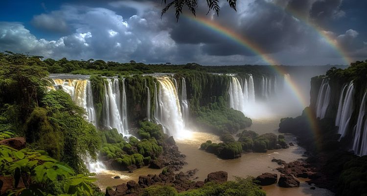 UNESCO Weltkulturerbe: Traumhafte Wasserfälle an den Nationalparks Iguazu und Igacu in Argentinien und Brasilien