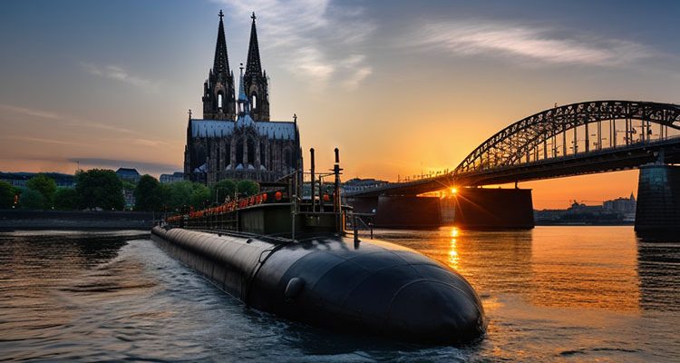 U-Boot U17 auf dem Rhein (Köln) Video Update! Einmaliges Spektakel für die Region