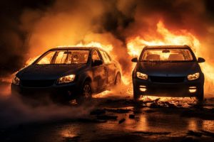 2 Fahrzeuge in Wiehl-Bielstein in Brand: Polizei sucht Zeugen