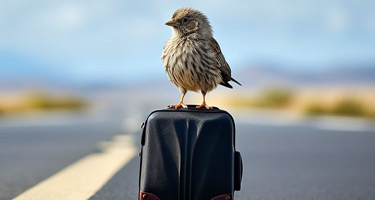 Zugvogel nutzt Anhalter-Trick: Flugfaul in den Süden! (Foto des Tages)