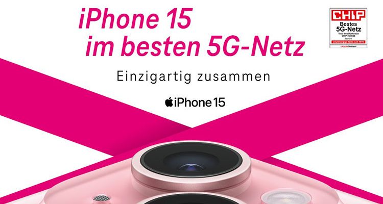 S&M Telefonvertrieb Gummersbach (Anzeige) iPhone 15. Jetzt für nur 49,- € im Tarif MagentaMobil L mit Top-Smartphone*** sichern!
